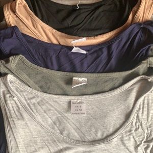 Lot of 5 Men’s Medium Scallop Tank Tops